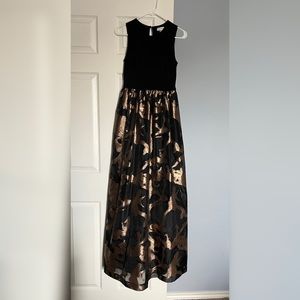Beautiful size 2 black and gold Calvin Klein dress
